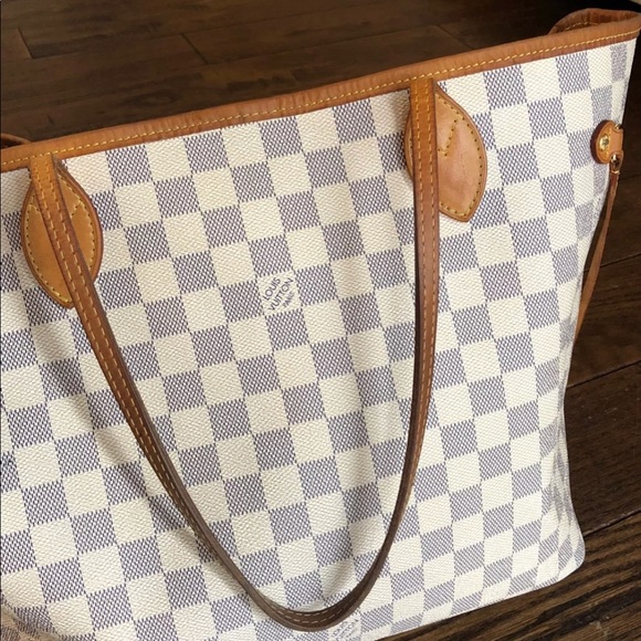 SOLD!!!!  Louis Vuitton Neverfull MM damier azur - Picture 4 of 8